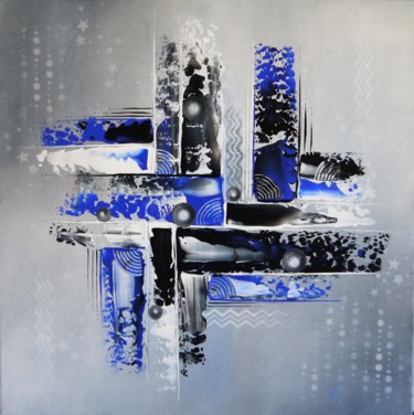 Gris gravalax et glacis de bleu de glace